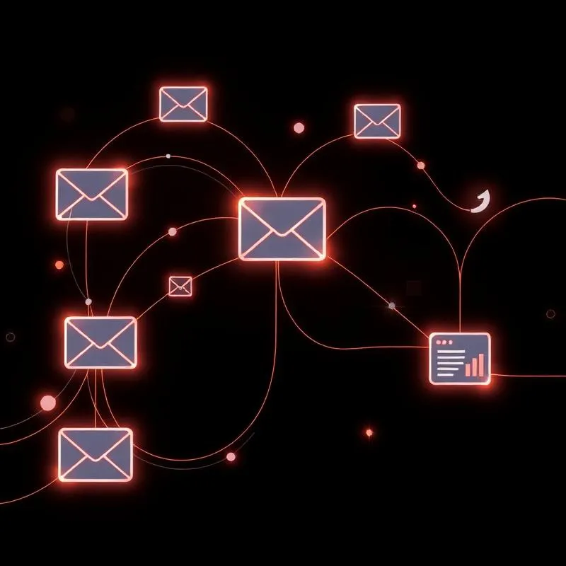 Ilustração do serviço Automação de Marketing e Relacionamento - inteligência artificial aplicada a automação de marketing e relacionamento
